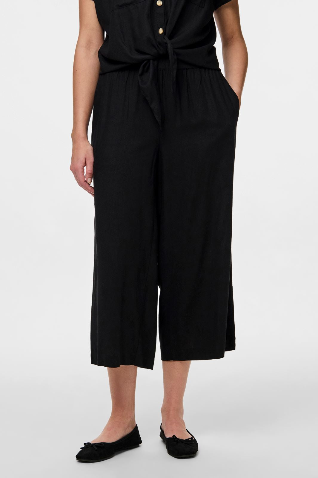 Pieces - Pcpia Wide Culotte - 4670228 Black