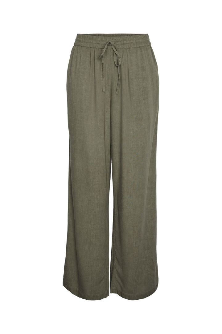 Pieces - Pcpia Wide Pants - 4476660 Deep Lichen Green