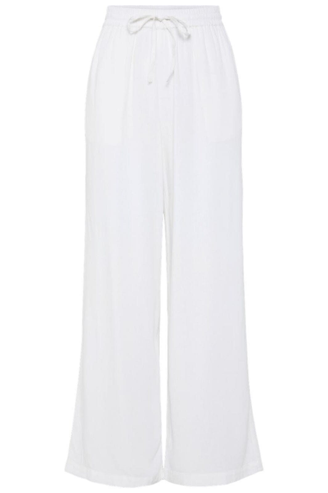 Pieces - Pcpia Wide Pants - 4648875 Bright White Bukser 