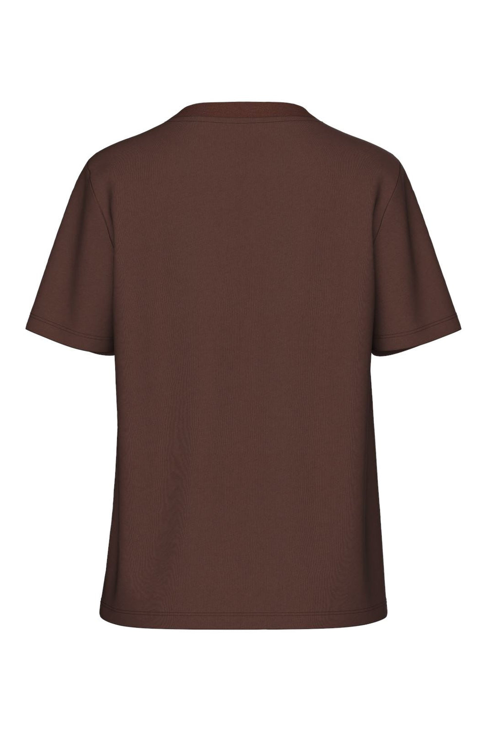 Pieces - Pcria Ss Solid Tee - 4287786 Chicory Coffee