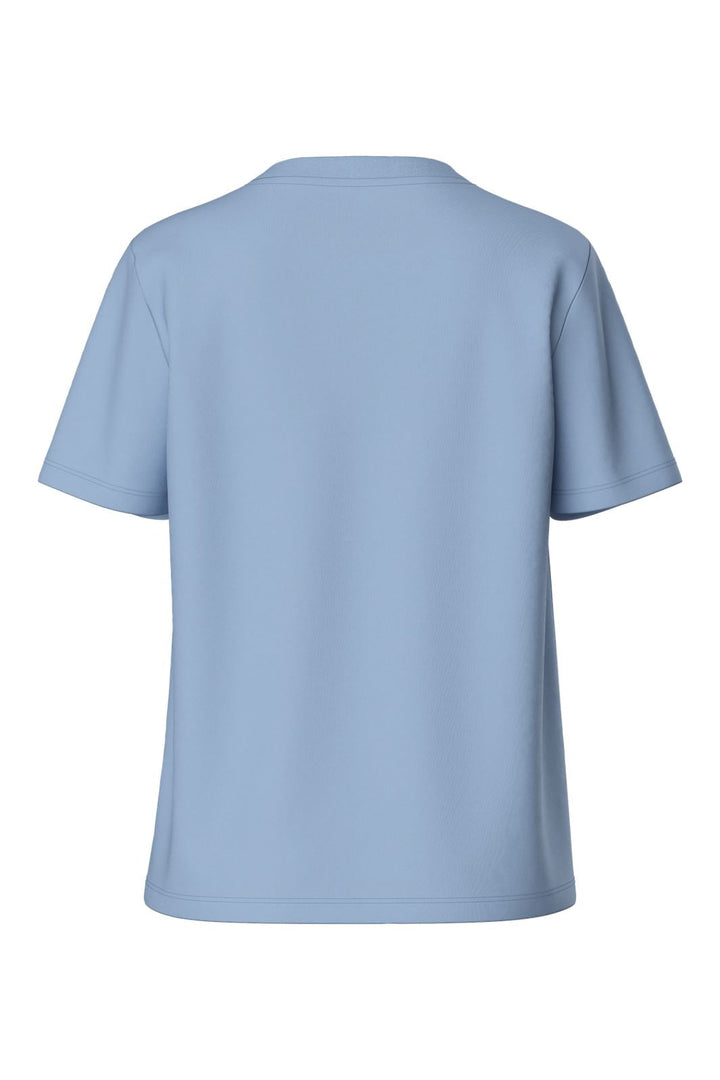 Pieces - Pcria Ss Solid Tee - 4651309 Cashmere Blue