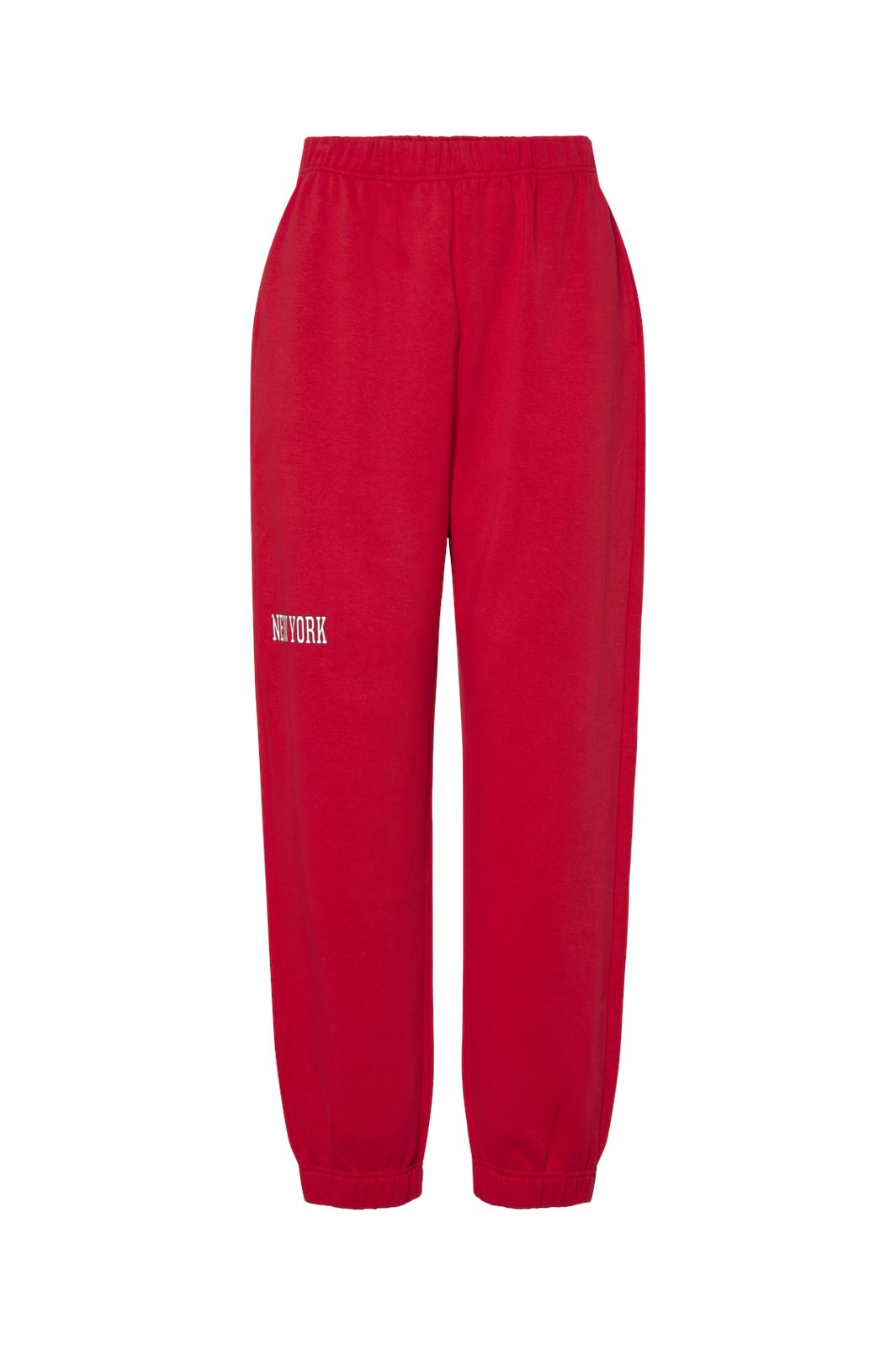 Pieces - Pcsasie Sweat Pants - 4705496 High Risk Red White New York