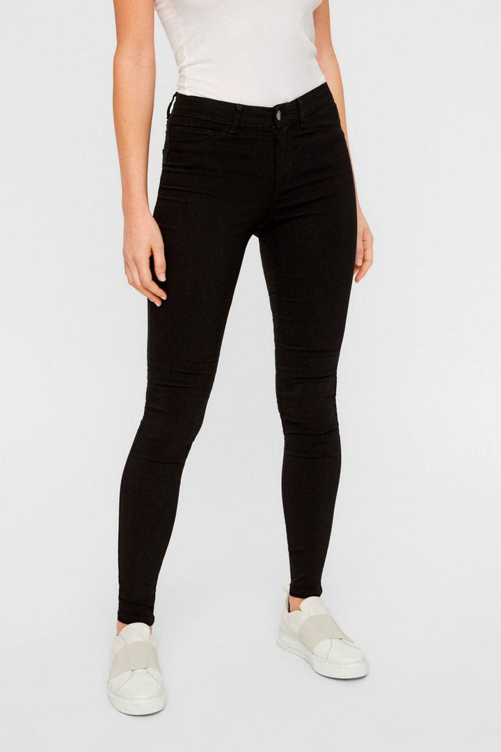 PIECES - PcSkin Mw Jeggings - Black Leggings 