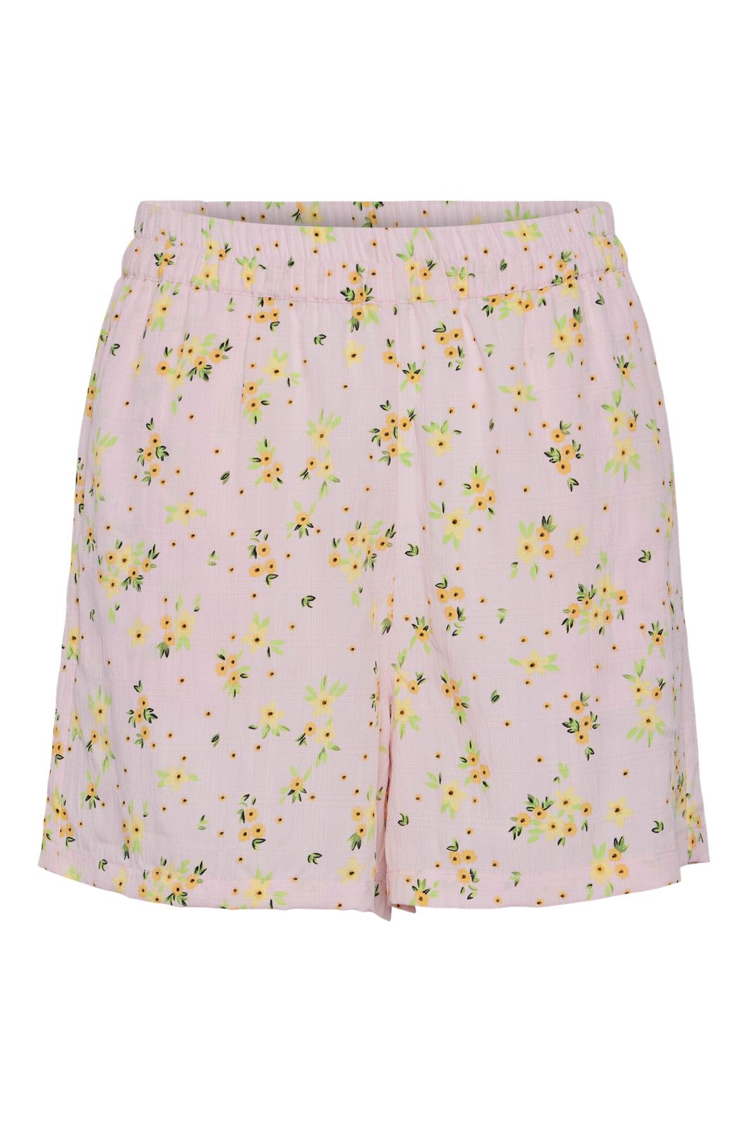 Pieces - Pcstella Shorts - 4624999 Fairy Tale Pale Banana Flower