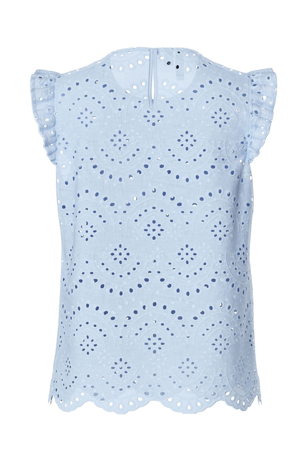 Pieces - Pcvilde Sl Top - 4649449 Cashmere Blue