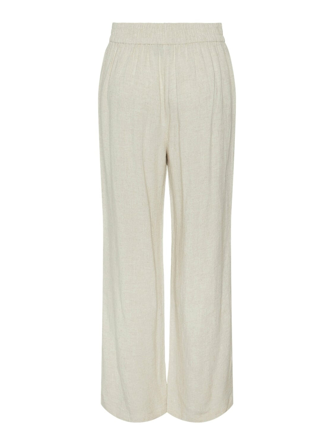 Pieces - Pcvinsty Linen Pant - 4534904 Oatmeal Bukser 