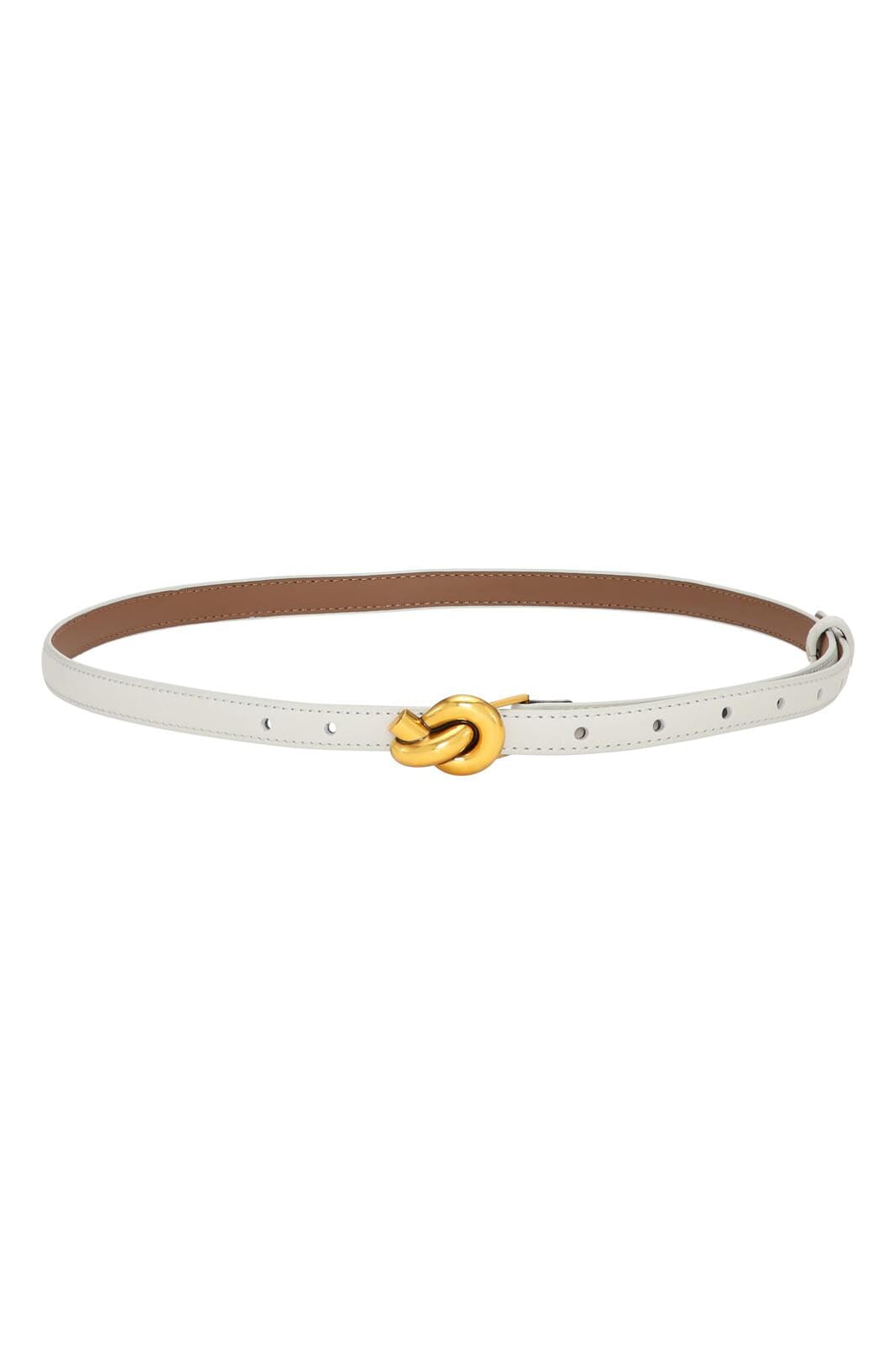 Plissé Copenhagen - Knot Belt - White