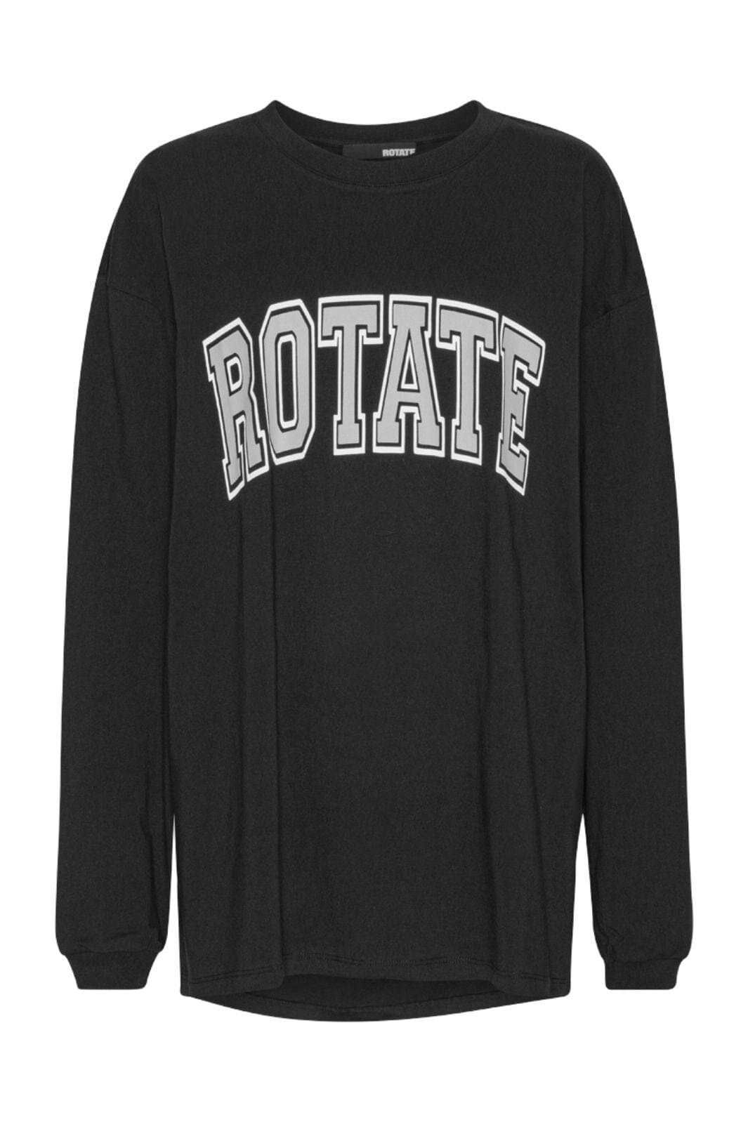 Rotate - Thin Jersey Longsleeve 113422100 - 100 Black T-shirts 