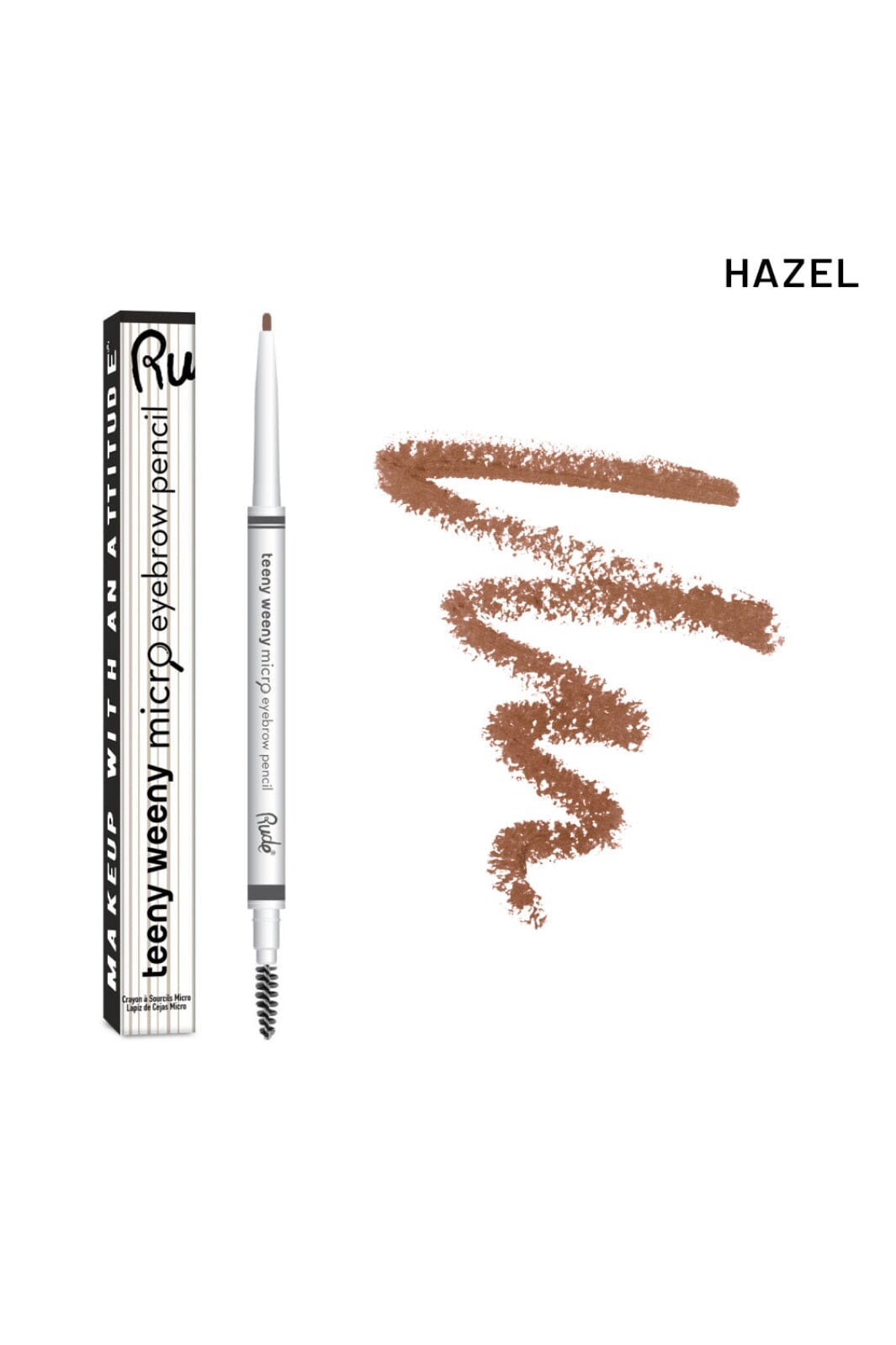 Rude Cosmetics - Teeny Weeny Micro Eyebrow Pen - Hazel - Øjenbryn 