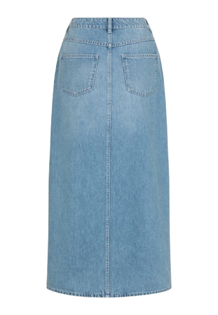 Second Female - Dustine Skirt - 5032 Denim Blue Nederdele 