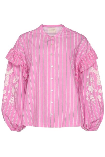 Sissel Edelbo - Augustine Organic Cotton Shirt SE 1192 - Cyclamen Bluser 