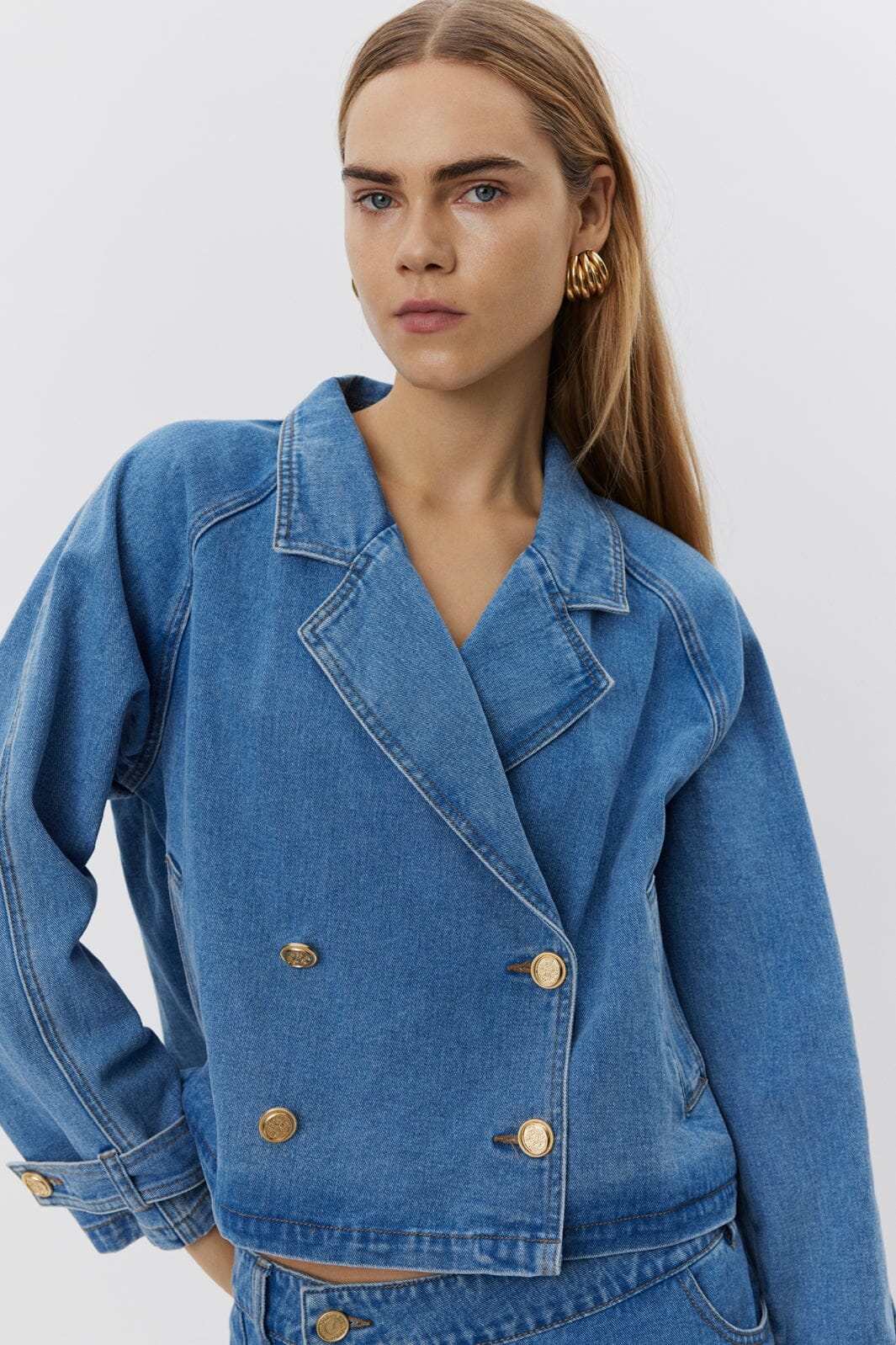 Sofie Schnoor - Eudorasw Jacket S251250 - 5002 - Denim Blue Jakker 