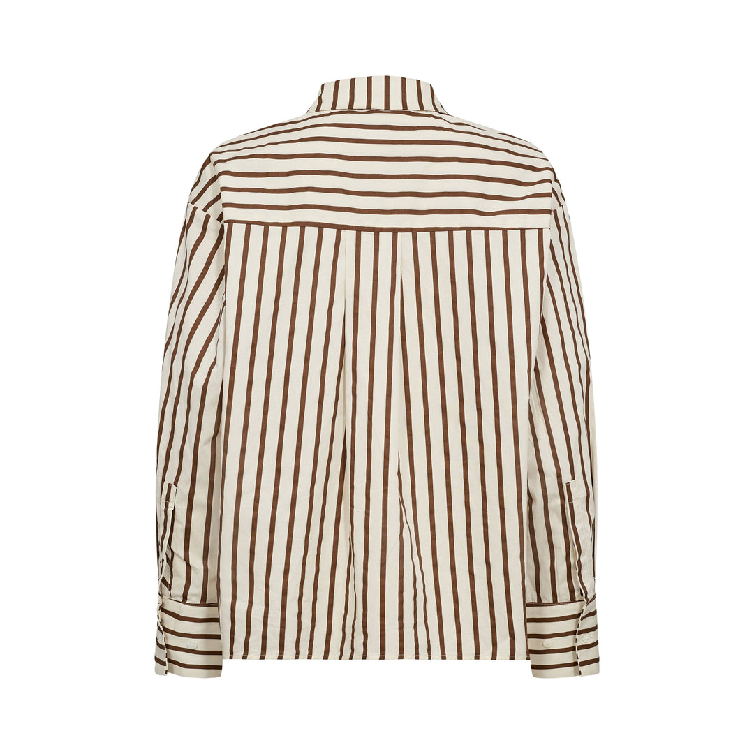 Sofie Schnoor - Shirt - 7113 Brown Striped Skjorter 