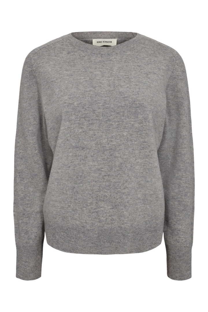 Sofie Schnoor - Snos435 Sweater - Grey Melange Sweatshirt 