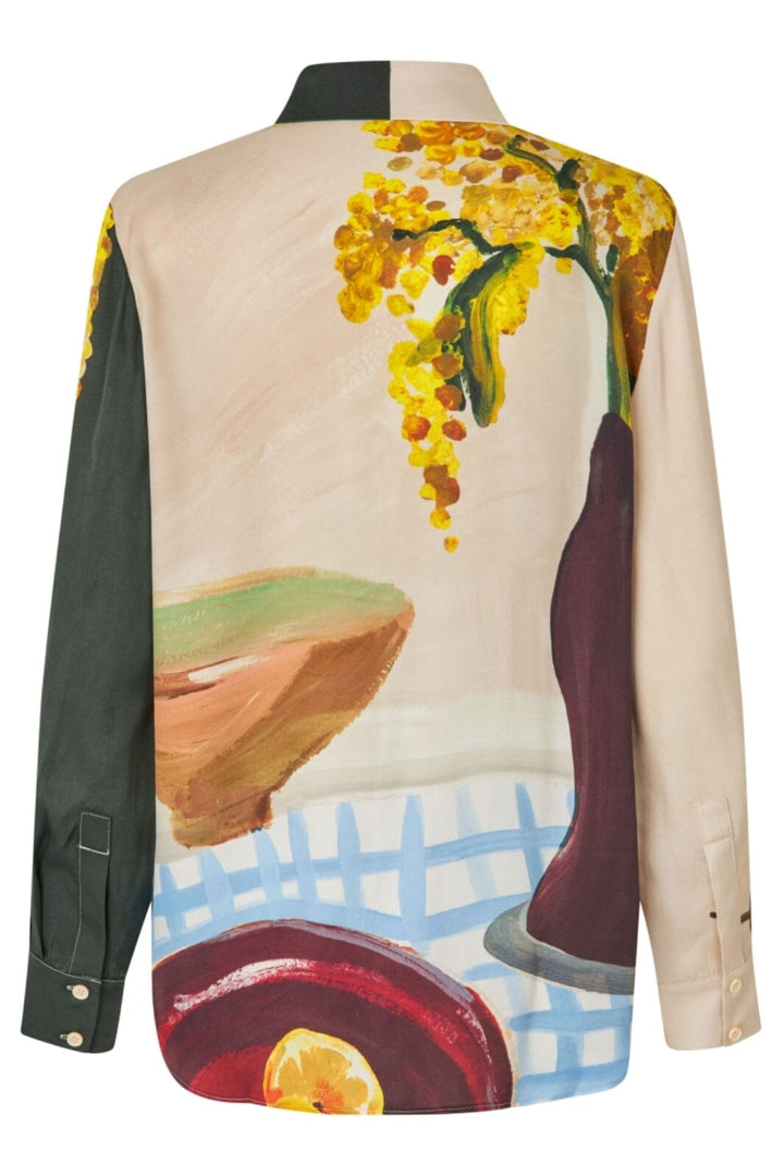 Stine Goya - 2263 Dry Viscose, Long Sleeve Shirtsg-ss25-s022-2263 - Lemons On A Plate