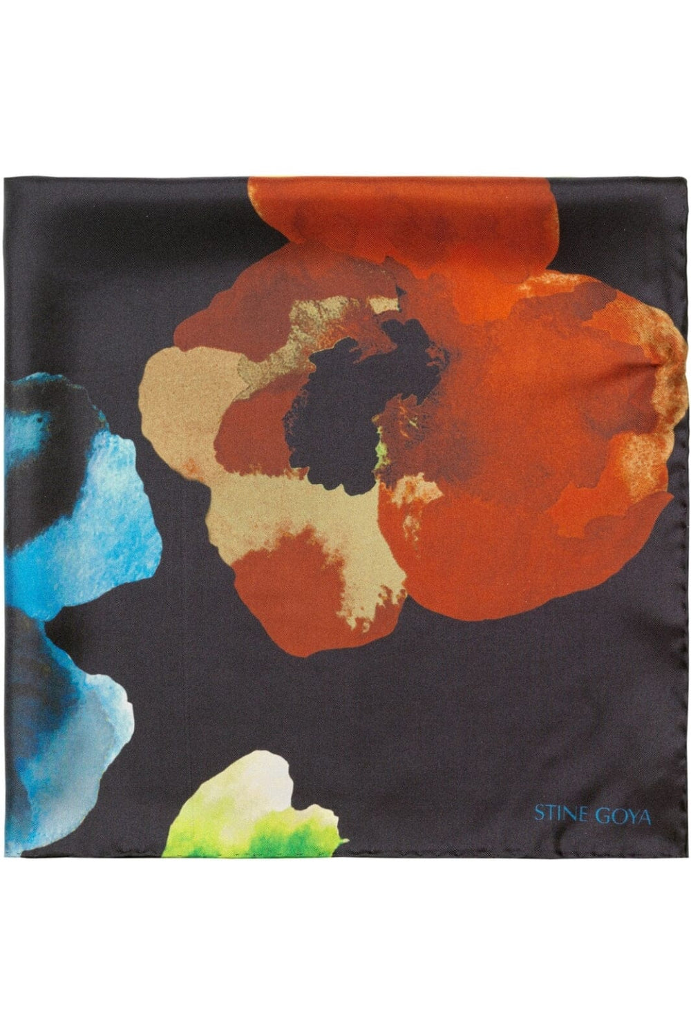 Stine Goya - Small Scarf, 2287 Silk Scarves - Watercolor Bloom Tørklæder 