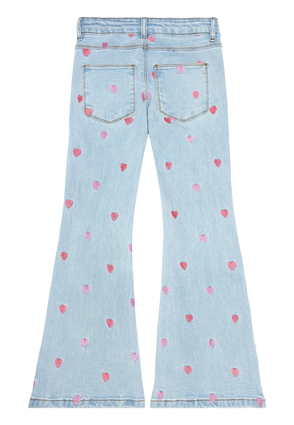 The New - Tnlaflared Embroidery Jeans - Light Blue Denim Jeans 