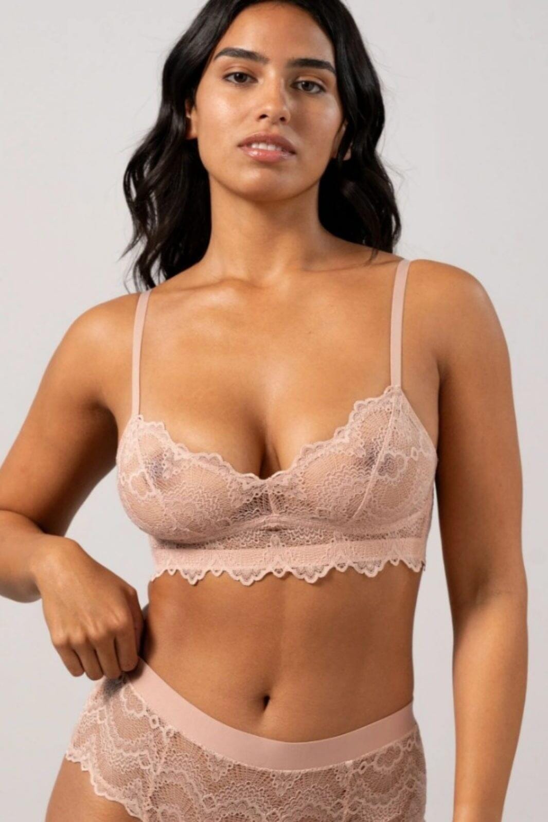 Understatement Underwear - Lace Balconette - Nude BH 