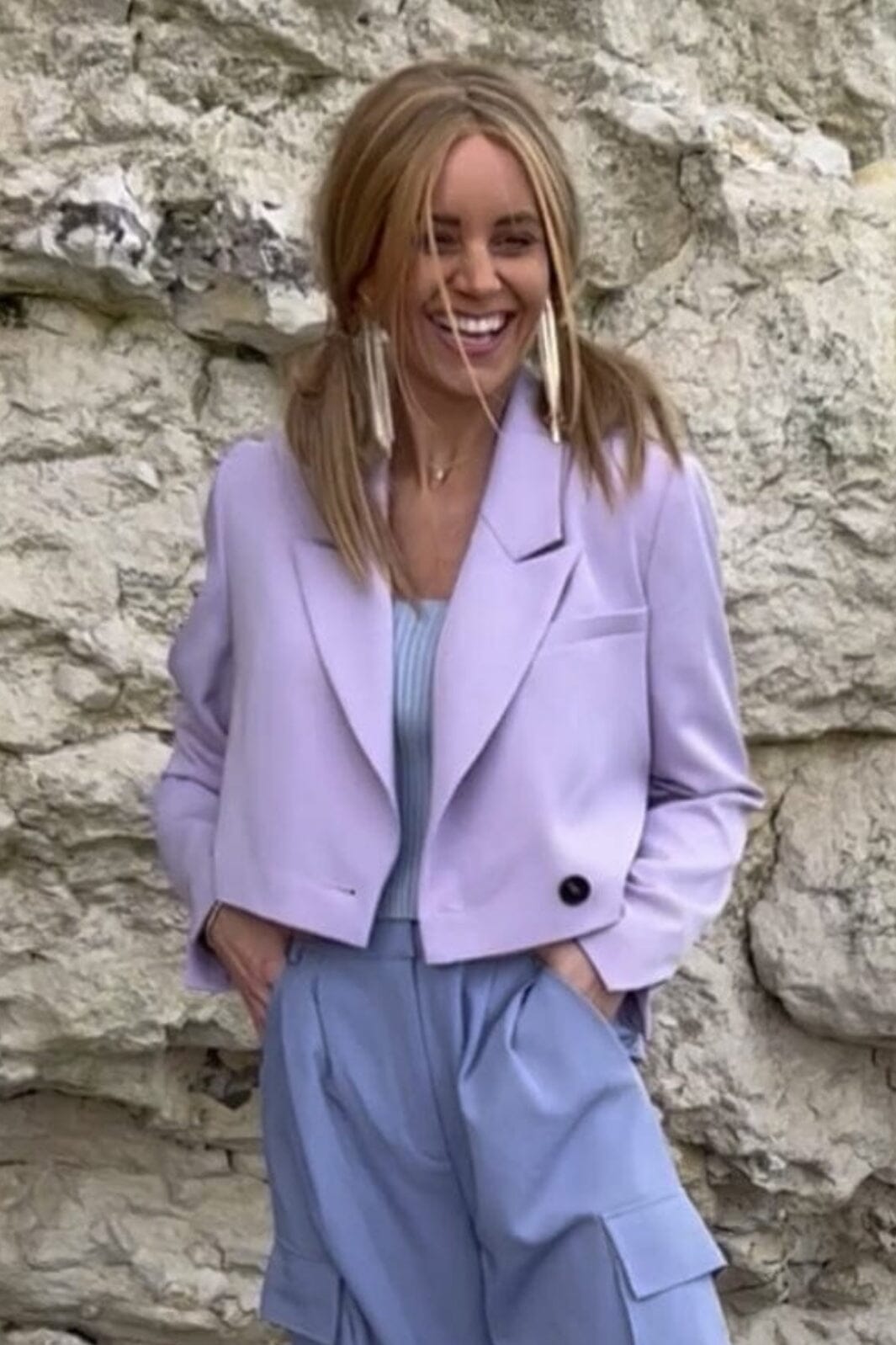 Valentin Studio - Flora Blazer - Lavender Blazere 