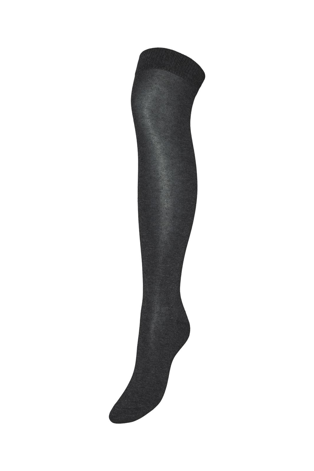 Vero Moda Accessories - Vmalana Kneehigh Socks - 4559765 Dark Grey Melange