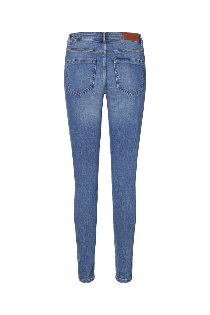 Vero Moda - Vmtanya Mr S Piping Jeans Vi349 - 3257946 Medium Blue Denim