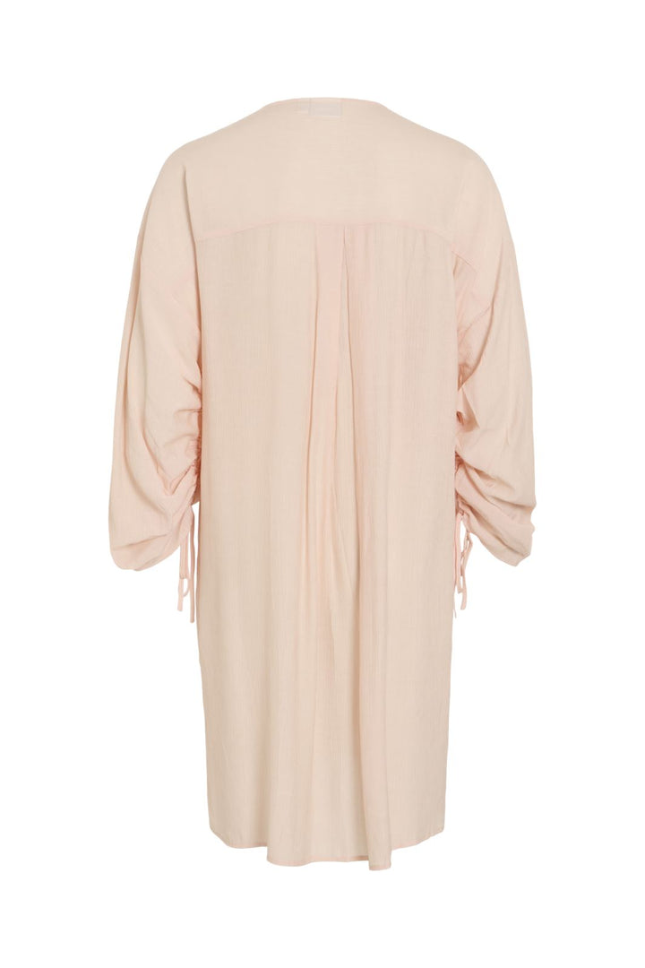 Vila - Vikana L/S Detailed Sleeve Dress - 4732285 Rose Smoke