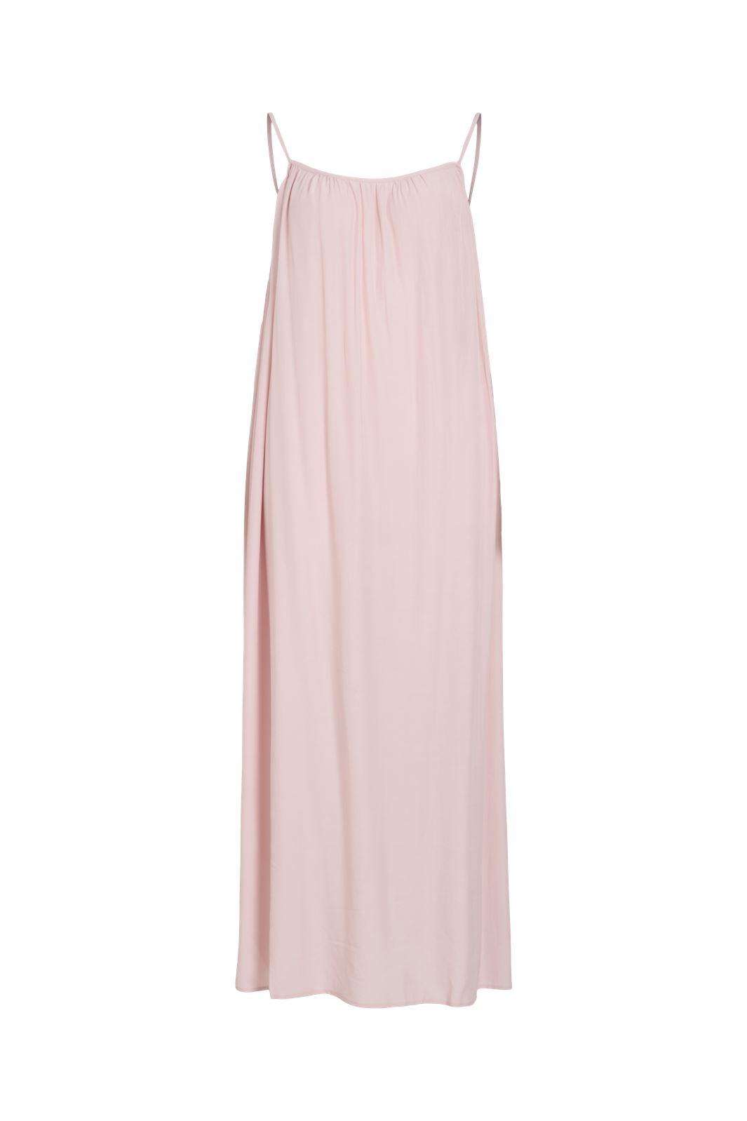 Vila - Vikanna Strap Long Dress - 4738529 Rose Smoke