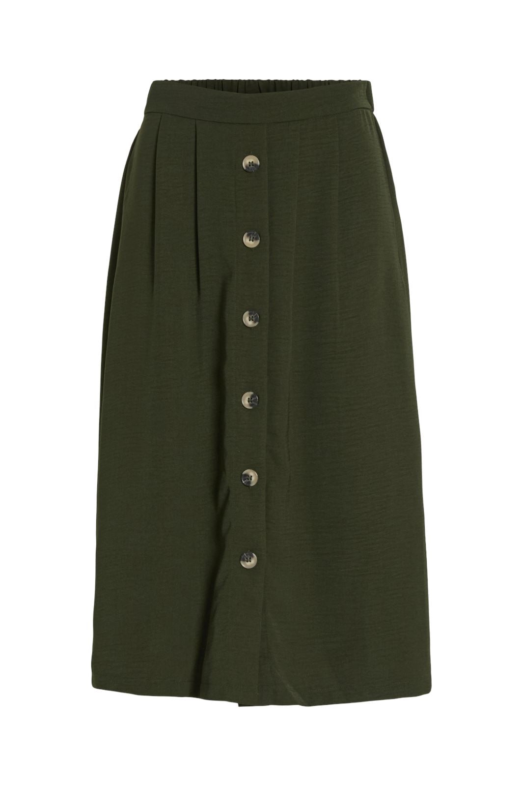 Vila - Vitiff Midi Button Skirt/Pb/Ka - 4561255 Kalamata