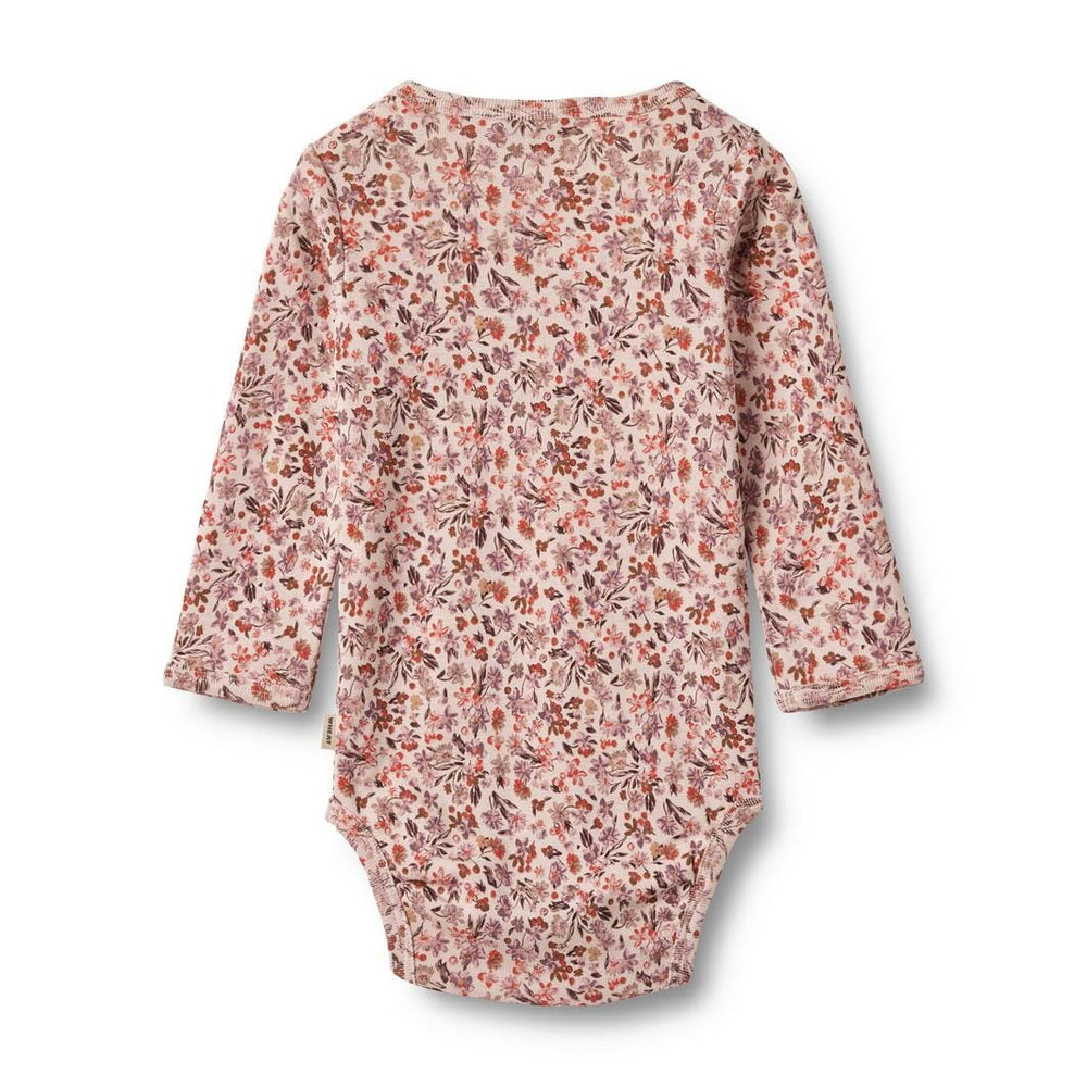 Wheat Main - Body L/s Liv - 1169 Pale Rose Flowers