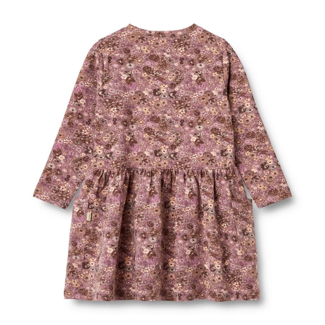 Wheat Main - Jersey Dress L/s Bessie - 1347 Lavender Flowers