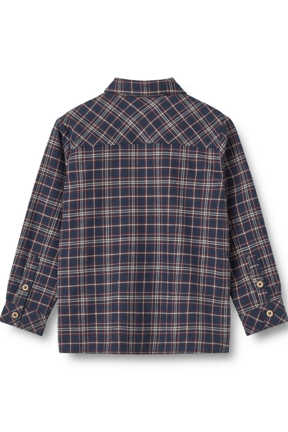 Wheat - Shirt Oscar 2659k-464-GOTS - 1437 navy check Skjorter 