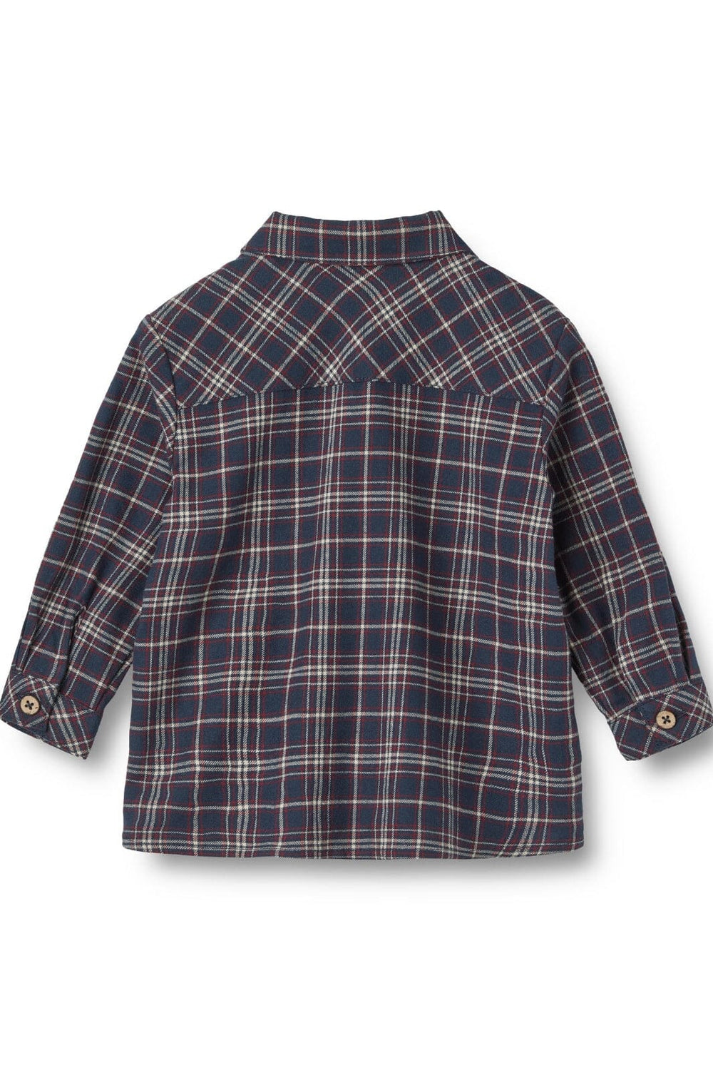 Wheat - Shirt Oscar 6659k-464-GOTS - 1437 navy check Skjorter 