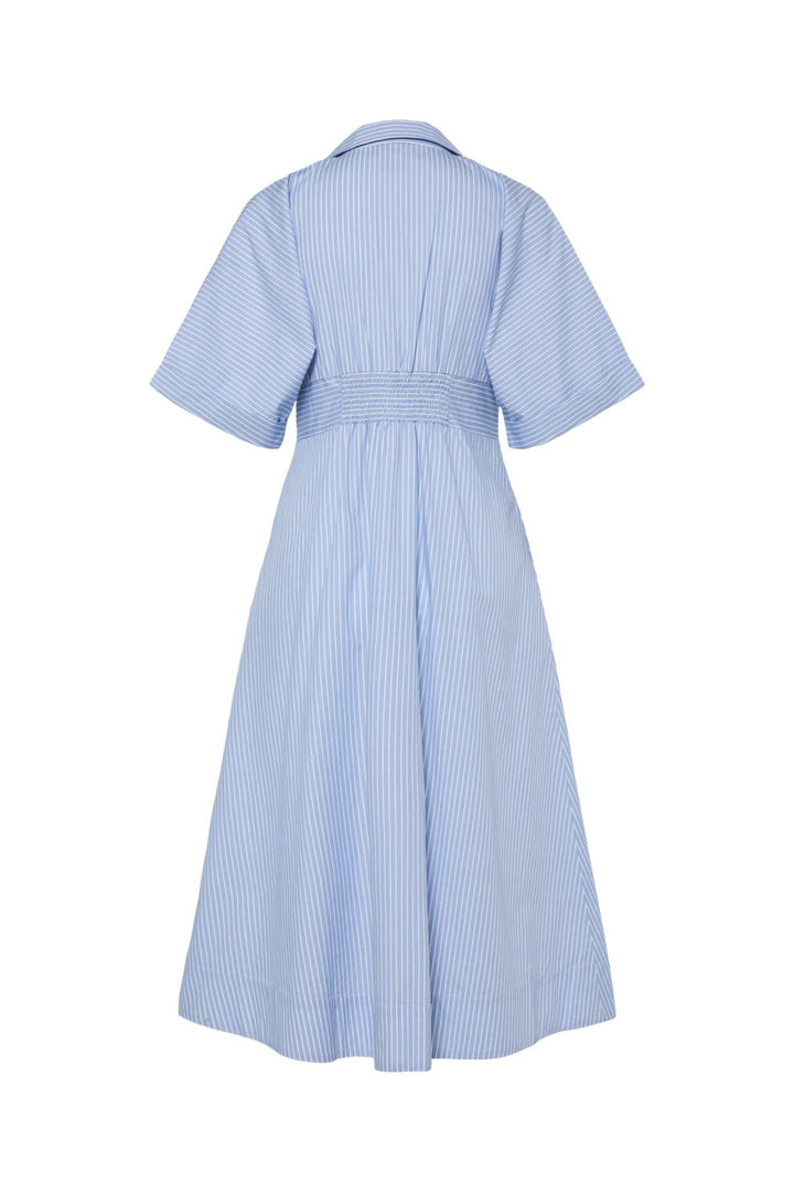 Y.A.S - Yasastor 2/4 Midi Dress - 4726969 Clear Sky Stripes