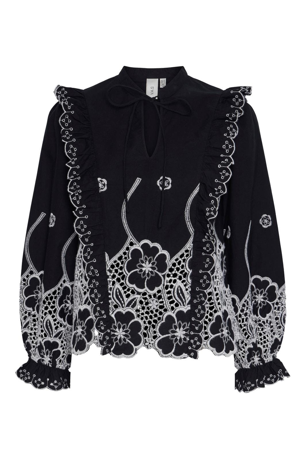 Y.A.S, Yasbolil Ls Blouse S., Black