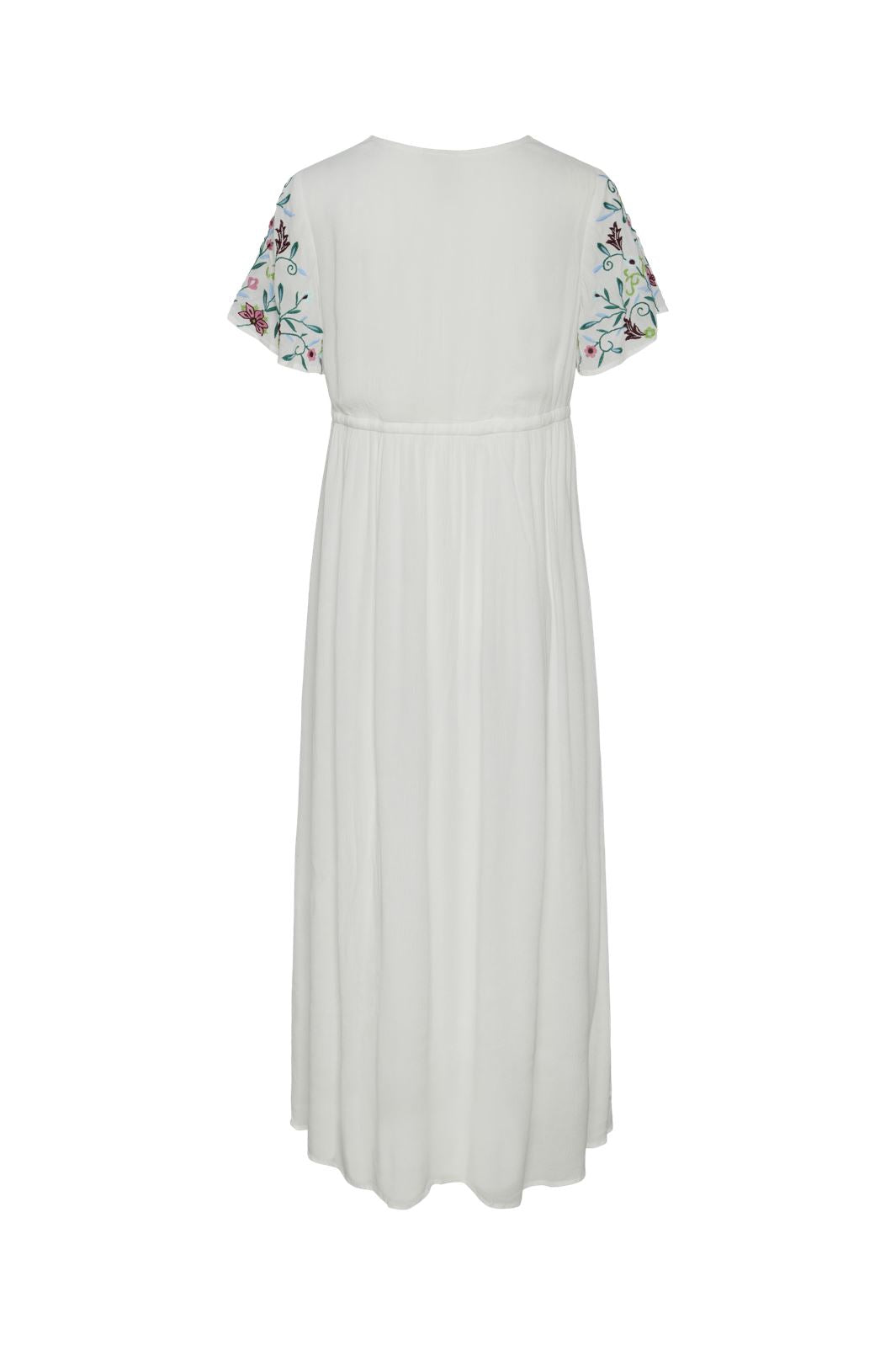 Y.A.S - Yaschella Ss Maxi Dress Fest - 4557891 Star White W. Embroidery