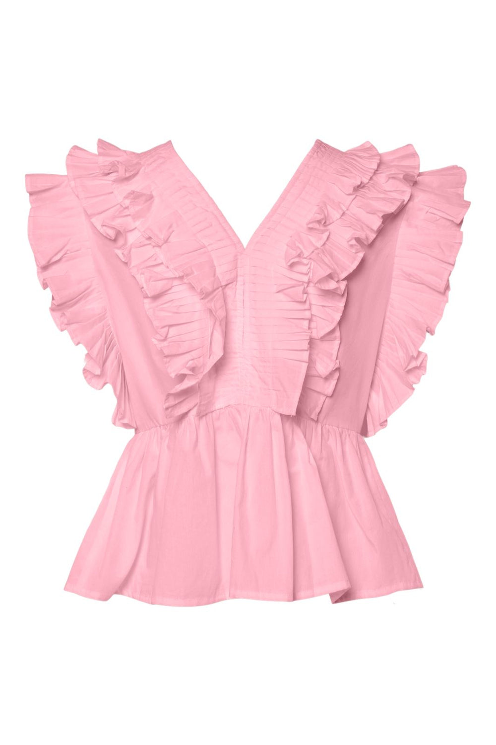 Y.A.S - Yasruna Ruffle Top - 4726803 Cherry Blossom