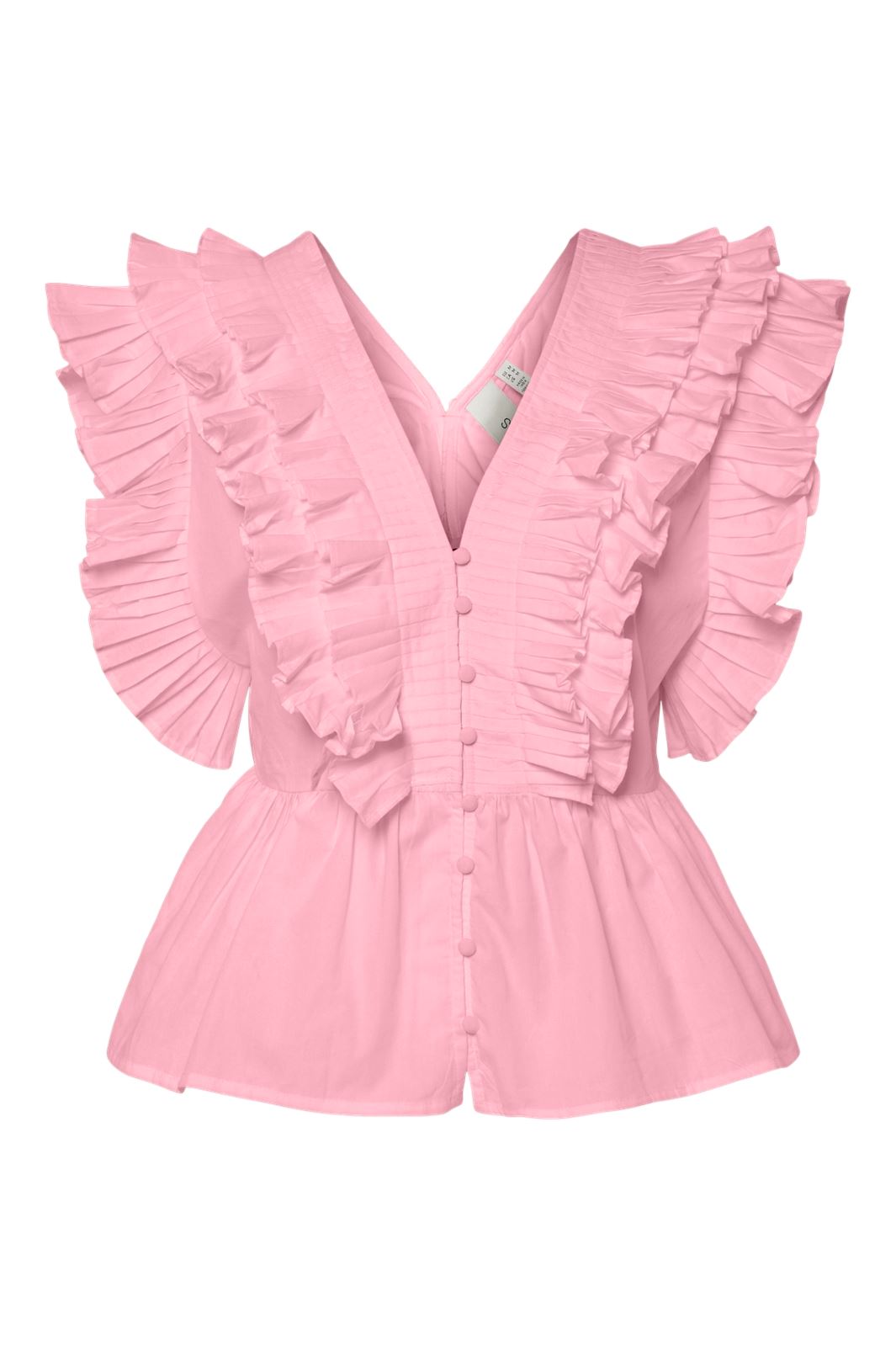 Y.A.S - Yasruna Ruffle Top - 4726803 Cherry Blossom